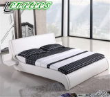 Ck002 Double Size Leather Bed with Smal Trays