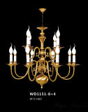 Cooper Brass Material Classical Chandelier Pendant Lamp (WD1151-8+4)
