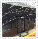 Wholesale Polished/ Honed Chinese Black Marble Slab for Countertop and Tile