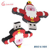 Promotion Gifts Rubber Santa 2GB/4GB/8GB/16GB/32GB PVC USB Drive