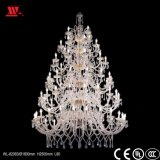 Traditional Crystal Chandelier with Glass Decoration Wl-82083