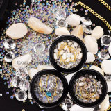 3D Nails Decorations New Arrive Jewelry Box Mixed Shell Stone Mini Beads Strass Christmas Golden Chains Crystals Rhinestone Nail Art (ND01)