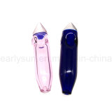 Grind Arenaceous Crystal Style Glass Hand Pipes for Smoking (ES-HP-043)