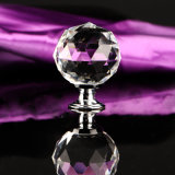 Colorful Crystal Glass Closet Door Knobs for Drawer Handles Furnitures