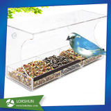 Clear Glass Window Acrylic Bird Feeder Fat