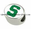 Wholesale Custom Silver Stainless Steel Company Logo Bead
