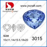 Dz-3015 Unique Cuts Peach Heart Crystal Fancy Stone