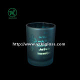 Color Double Wall Glass Candle Cup by SGS (klb130916-218)