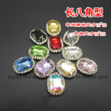 Sew on Rhinestone Cup Chain Crystal Stone (SW-rectangle 13*18)