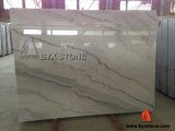 White Marble Engineered Stone Slabs for Countertop and Floor