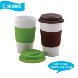 Polymer Cone Coffee Mug for Customized Sublimation Gift