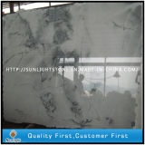 Chinese Popular Crystal White Marble Slabs for Tiles, Table Tops
