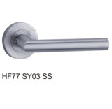 Stainless Steel Hollow Tube Lever Door Handle (HF77SY03 SS)