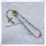 New Design Glass Decade Rosary Bracelet (IO-CE049)