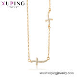 44518 China Wholesale Xuping Special Price 18K Gold-Plated Men's Necklace