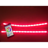 New 12V RGB 7 Colors Phone APP LED Flexible DRL Crystal Daytime Running Light