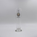 Transparent Glassware Cup for Beer Drinking with Decal