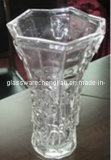 Crystal Machine-Made Clear or Colorful Glass Vase (V-HG07)