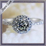 Star Cut Synthetic Diamond Fashion CZ Finger Ring Jewelry