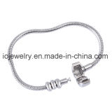 Stainless Steel Bracelet with Rubber Stopper Beads