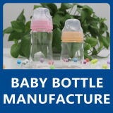Manufacturer Heat Resistant Crystal Glass Baby Bottle with BPA Free