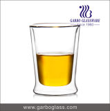 8oz High Quality Borosilicate Double Wall Glass Tumbler for Hot Water and Coffee Drinking for Home Using GB500020230
