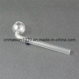 Crystal Glass Pipe Hand Pipe Glass Smoking Pipe (M3)