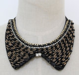 Lady Costume Jewelry Bead Crystal Chunky Necklace Collar (JE0136)
