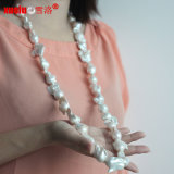 100cm Long Large Baroque Freshwater Pearl Necklace for Wholesale (E130134)