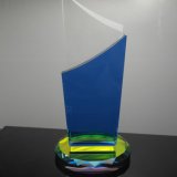 China Supplier Crystal Award Glass Trophy (KS04146)
