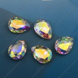 Wholesale Customizing Size Crystal Ab Teardrop Shape Fancy Decorative Glass Stones