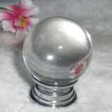 Fashion 30mm Clear White Crystal Round Ball Dresser Handle