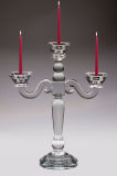 Three Brance high Quality Crystal Galss Candleholder Flower Stand