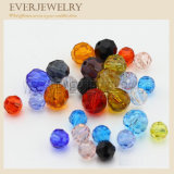 Round Crystal Beads with Facet