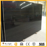 Chinese Hot Sale Imperial Black Wooden Stone Marble Slabs for Flooring, Tiles