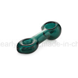 Green Mini Donut Glass Hand Pipes Wholesale for Smoking (ES-HP-570)