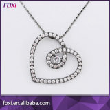 Heart Shape Design Gold CZ Pendant Necklace for Women