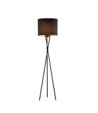 Phine PF0006-01 Design E27/E26 Floor Lamp with Fabric Shade for Home Lighting