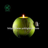 Single Color Glass Candle Cup by SGS (KL140228-18C)