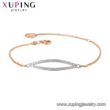 71638 Fashion Simple Brass Jewelry Snake Bracelet in 18K Gold Plated