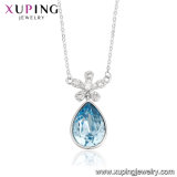 44006 Xuping Water Drop Crystals From Swarovski Pendant Wholesale with Chains Necklace
