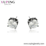 95549 Xuping Fashion Jewelry Stainless Steel Stud Earring with CZ