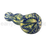 Mixed Color Spoon Pipes Hookahs Glass Smoking Pipe (ES-HP-423)