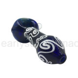 Wholesale Bowl Glass Smoking Tobacco Hand Pipes Spoon Pipe (ES-HP-445)