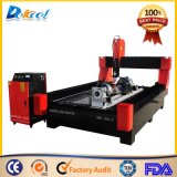 3D Reliefing Marble Stone Carving CNC Router Pillar Engraving Machine with Rotary Device