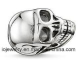 316L Stainless Steel Skull Head European Big Hole Beads
