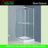 Low Tray Square Sliding Glass Simple Shower Cabinet (TL-501)
