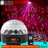 DMX512 LED Magic Ball Light Rgbywp LED Disco DJ Light with Remote Control