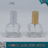 Irregular Mini 10ml Glass Perfume Bottle with Aluminum Sprayer and Cap
