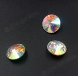 Rivoli Crystal Beads 18mm Ab Color Beaded Point-Back Rhinestones